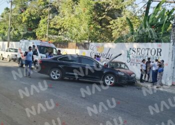 Tres lesionados deja accidente