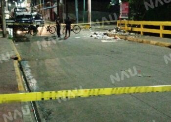 Un sujeto se ahorcó en un puente que se ubica en el primer cuadro de la ciudad de Tapachula “Vídeo”