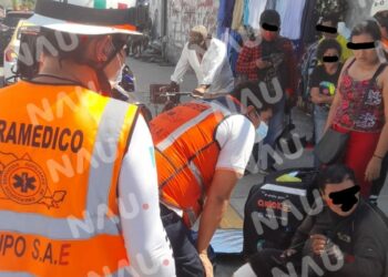 Un taxi arrolló a un motociclista