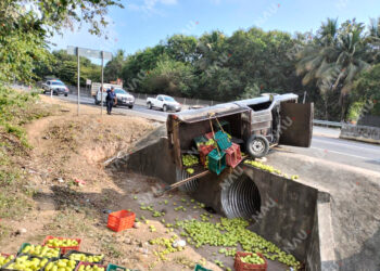 Se le explotó un neumático