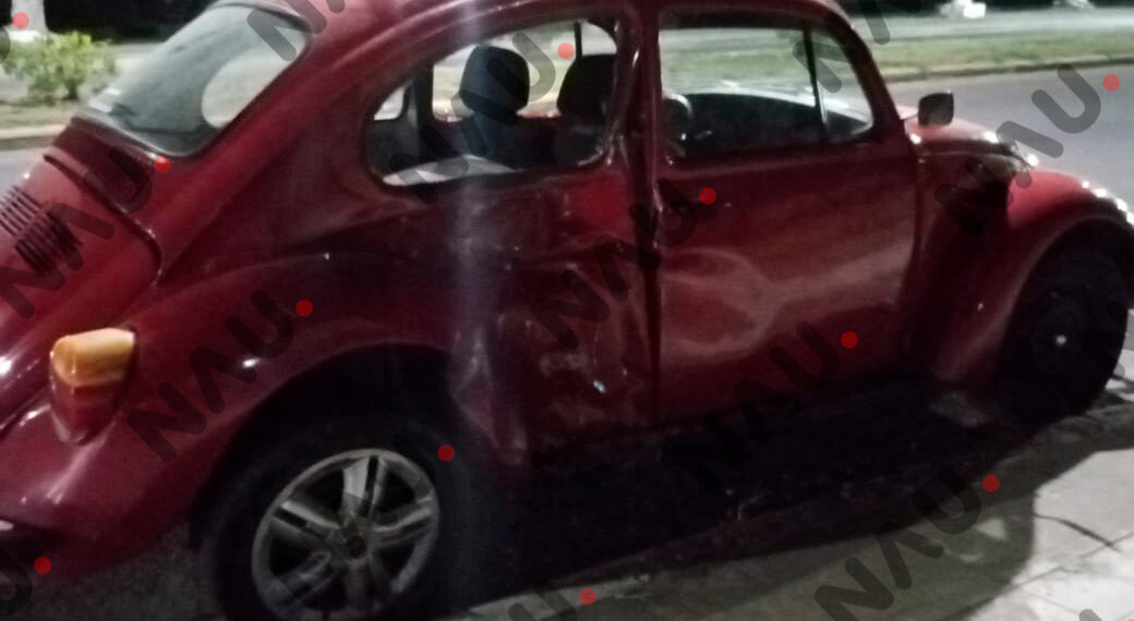 Motociclista lesionado en accidente