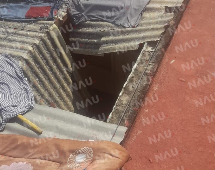 Haitiano lesionado al caer de un techo de lamina