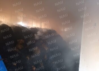 Se incendió almacén de escuela CBTA de Mapsstepec