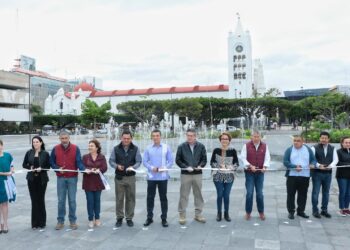 Rutilio Escandón inaugura renovación del Parque Central y Centro Histórico de Tuxtla Gutiérrez
