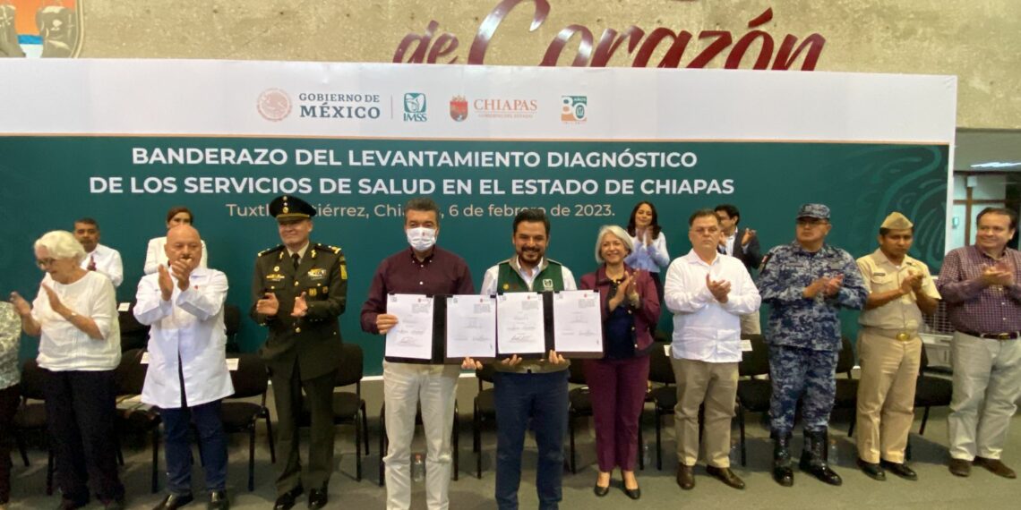 Rutilio Escandón y Zoé Robledo dan inicio a la Estrategia de Federalización hacia el nuevo Sistema de Salud