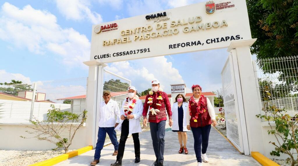 En Reforma, Rutilio Escandón inaugura la reconversión del Centro de Salud Rural “Rafael Pascacio Gamboa”