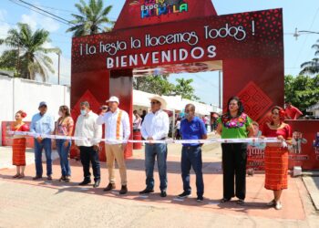 En Huixtla, Rutilio Escandón inaugura parque público y la Expo Feria Tradicional 2023