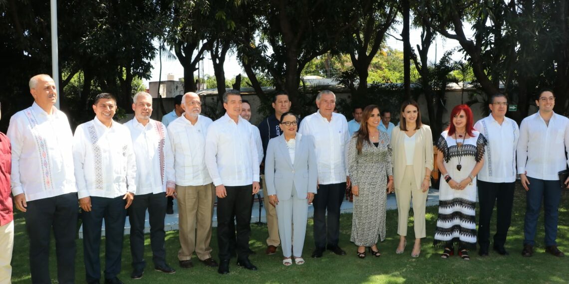 Rutilio Escandón y homólogos firman convenio con titulares de Segob y SSPC a favor de la seguridad