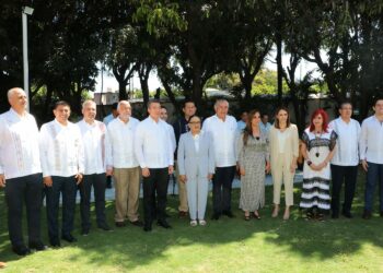 Rutilio Escandón y homólogos firman convenio con titulares de Segob y SSPC a favor de la seguridad