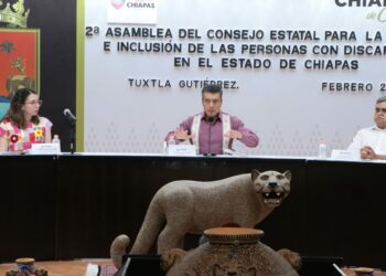 Encabeza Rutilio Escandón 2ª Asamblea del Consejo Estatal para la Atención e Inclusión de Personas con Discapacidad
