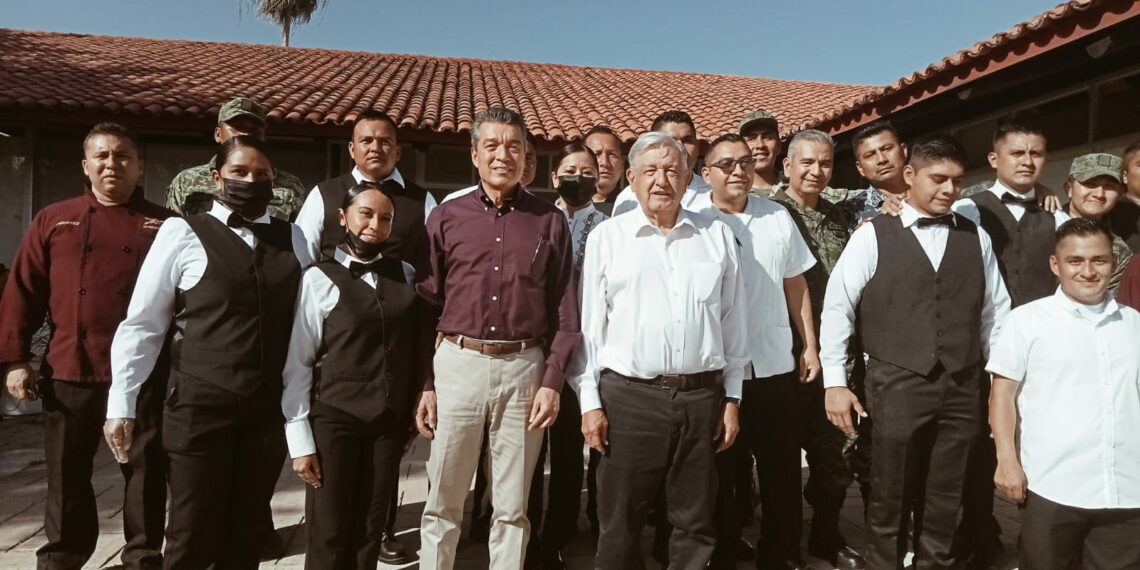 Participa Rutilio Escandón en reunión de evaluación del Tramo 1 del Tren Maya, encabezada por AMLO