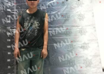 Sujeto se salva de ser linchado por robar un cilindro