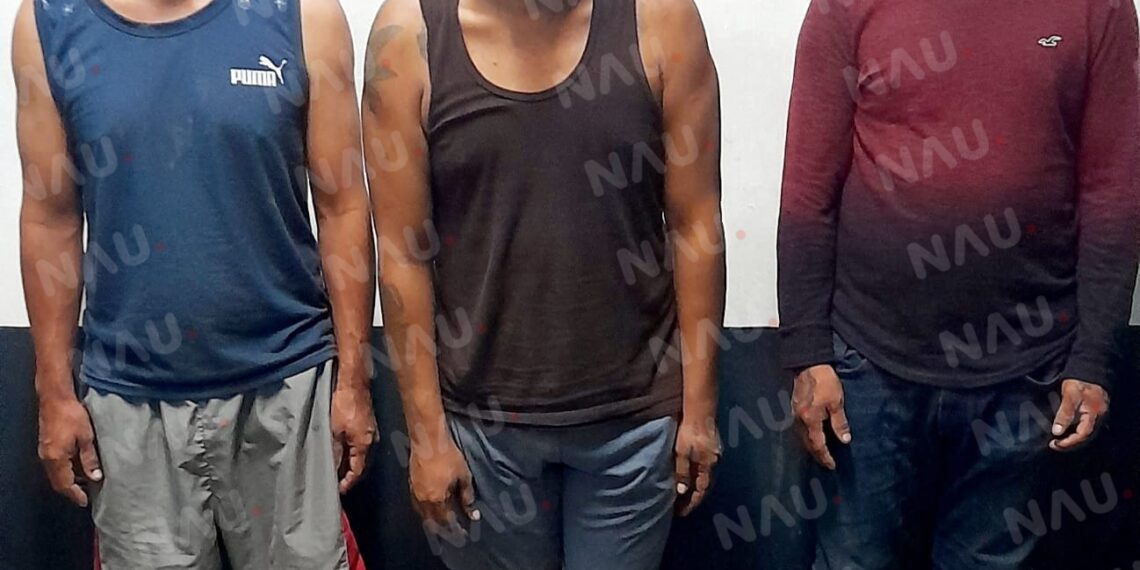 Tres detenidos acusados de robo