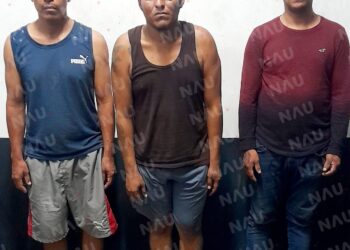 Tres detenidos acusados de robo