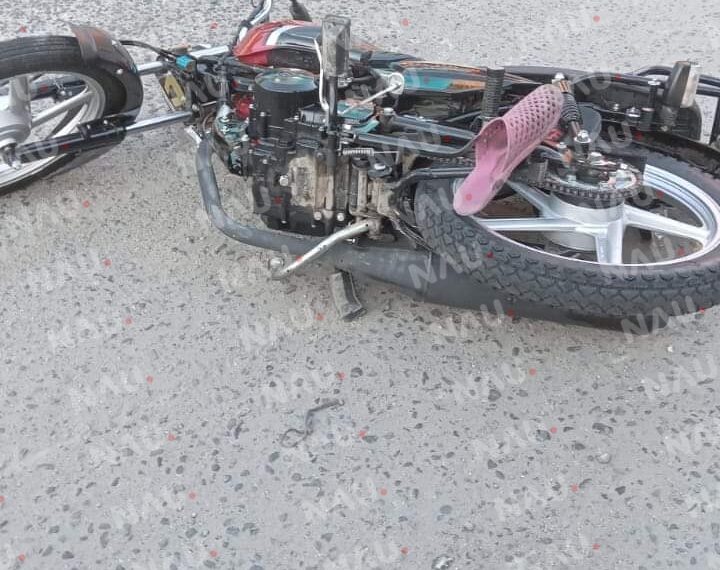 Dos lesionados deja accidente