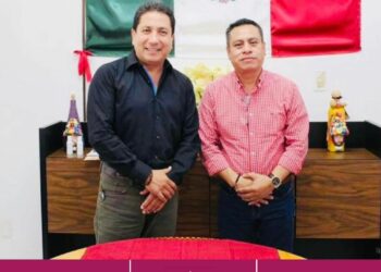 Alcalde de Unión Juárez. Se reúne con titular de la Secretaría de Bienestar Chiapas
