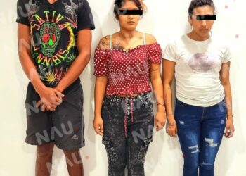 Grupo antipandillas detienen a dos mujeres y un hombre acusados del delito contra la salud