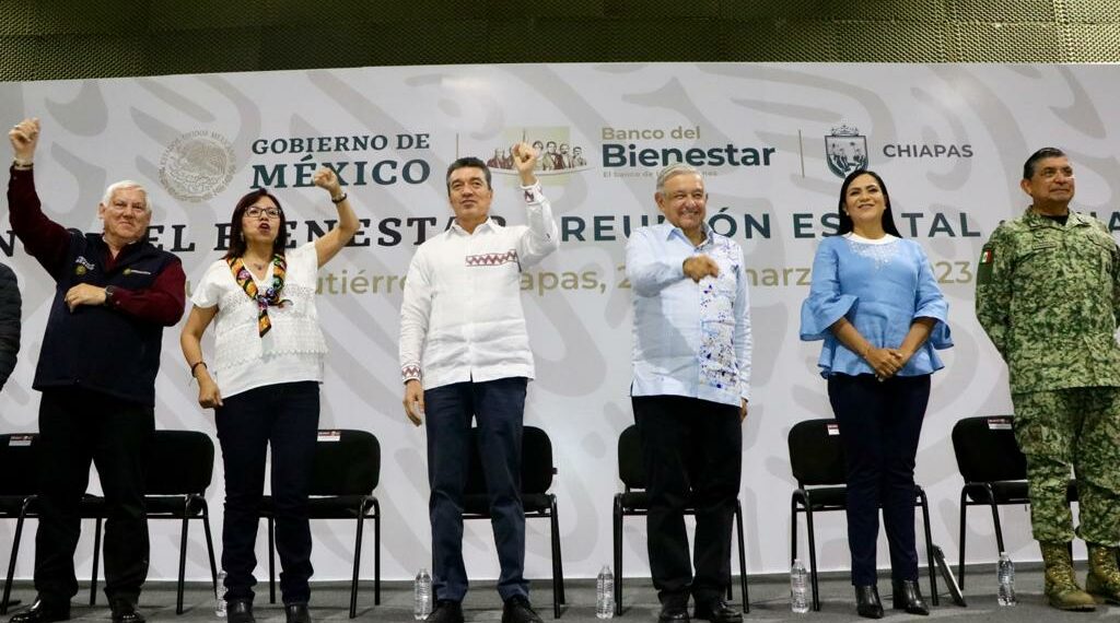 Participa Rutilio Escandón en reunión estatal del Banco del Bienestar, encabezada por AMLO