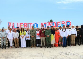 Desde Puerto Madero, Rutilio Escandón da banderazo de salida al Operativo Semana Santa 2023