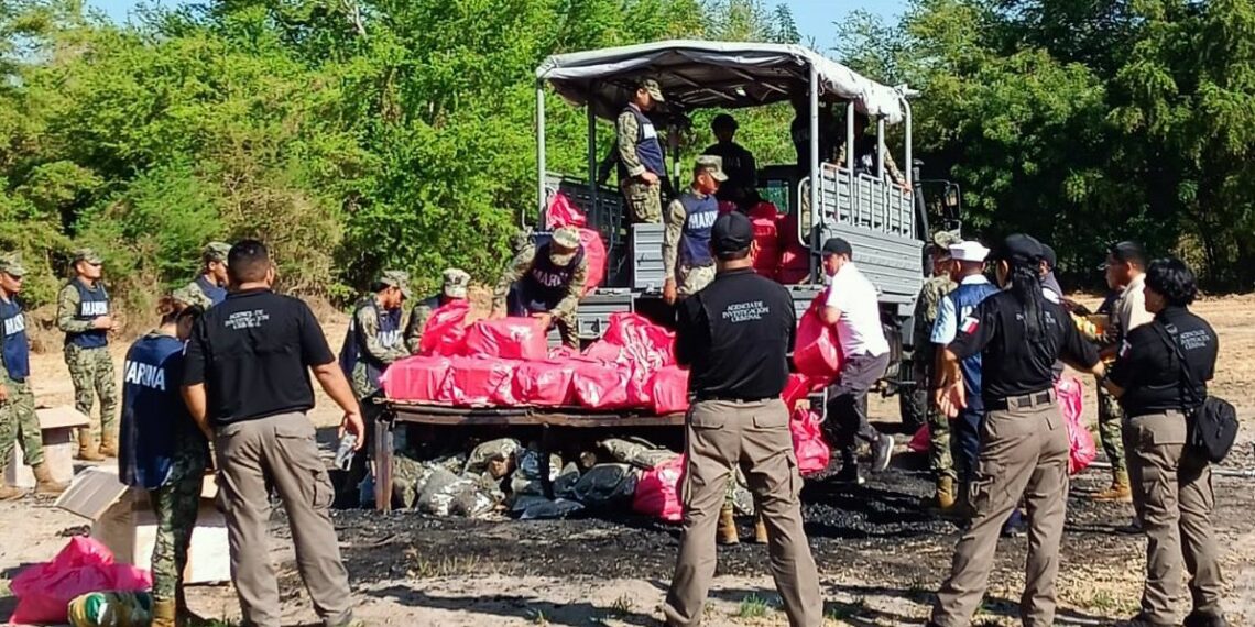 INCINERA FGR MÁS DE MIL KILOS DE NARCÓTICOS EN TAPACHULA, CHIAPAS