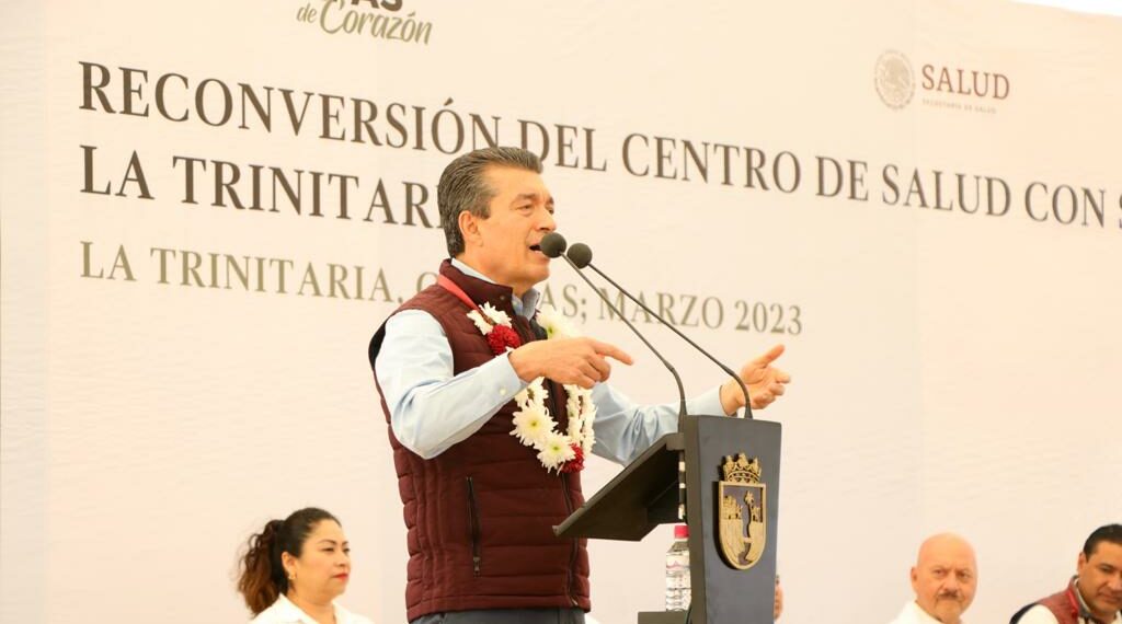 En La Trinitaria, inaugura Rutilio Escandón reconversión del Centro de Salud con Servicios Ampliados