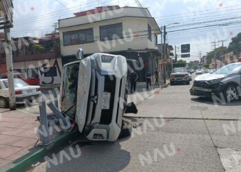 Más de 200 mil pesos deja daños de un choque