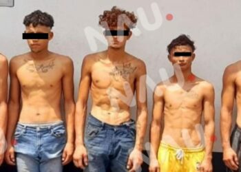 Nueve detenidos por escandalosos