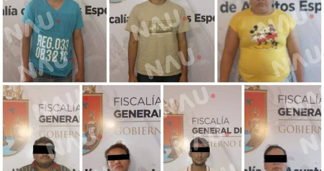Obtiene FGE prisión preventiva contra cinco personas