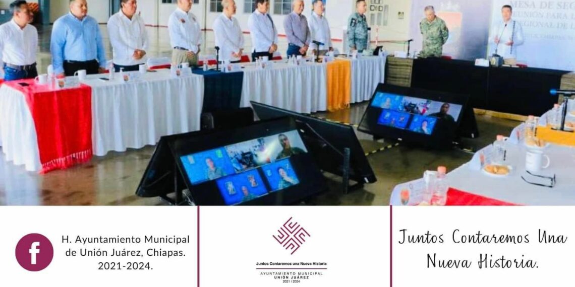 Reunión para la coordinación estatal y regional para la paz en el estado.