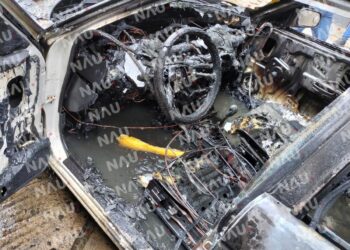 Se incendia taxi en TAPACHULA