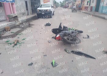 Chocan dos motocicletas