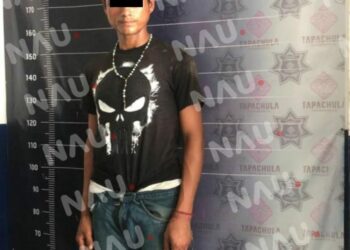 Detienen a hondureño en Puerto Madero con pistola calibre 22