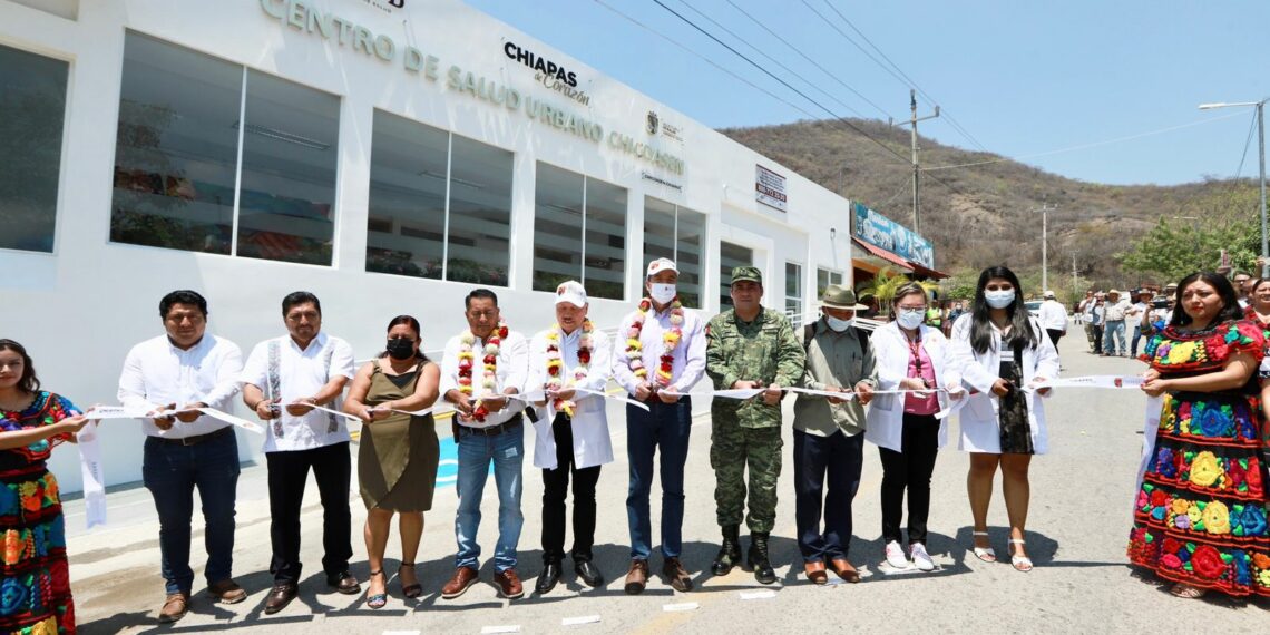 Chicoasén cuenta con un nuevo Centro de Salud Urbano; lo inaugura Rutilio Escandón