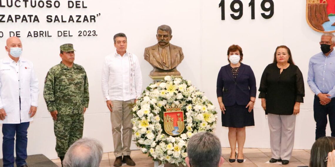 Conmemora Rutilio Escandón el 104 aniversario luctuoso del general Emiliano Zapata