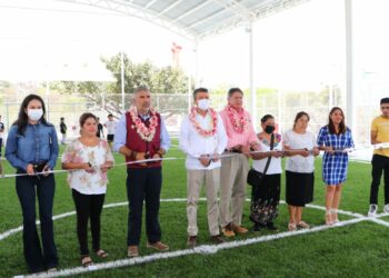 Rutilio Escandón sigue dignificando la imagen de Tuxtla Gutiérrez; inaugura rehabilitación de Multideportivo
