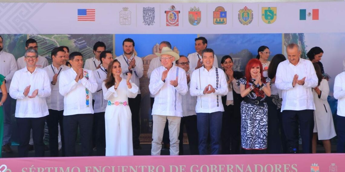 En Chiapas, Rutilio Escandón encabeza Encuentro de Gobernadores del Sur Sureste con la Embajada de EUA