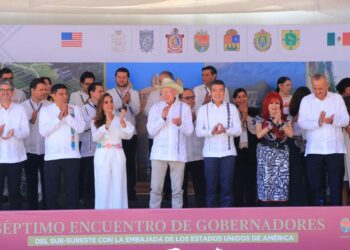 En Chiapas, Rutilio Escandón encabeza Encuentro de Gobernadores del Sur Sureste con la Embajada de EUA