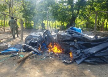 FGR ASEGURA EN CATEO CAMPAMENTO CLANDESTINO DE TRÁFICO DE MIGRANTES