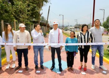 En Jitotol, Rutilio Escandón inaugura rehabilitación y ampliación del Sistema de Alcantarillado Sanitario