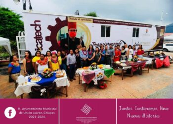 Clausura con gran Éxito, H. Ayuntamiento y Dif Municipal, capacitación de “Repostería”, a través de aulas móviles impartidas por el ICATECH