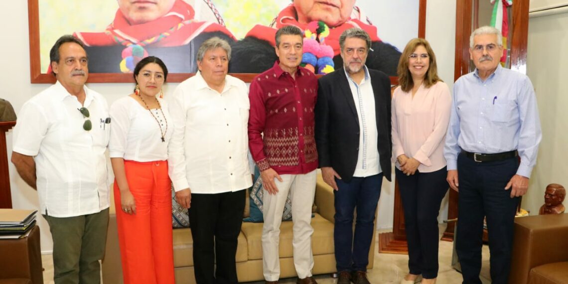 Rutilio Escandón y Luciano Concheiro sostienen reunión para fortalecer la educación superior en Chiapas