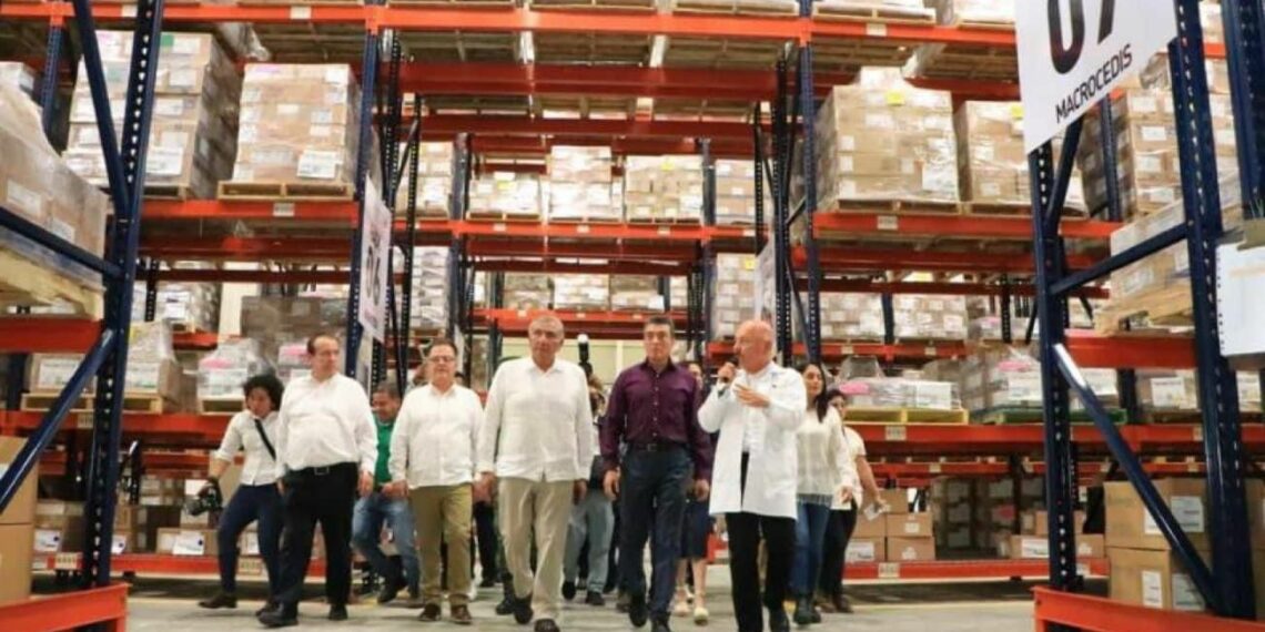 Inauguran Centro de Almacenamiento y Distribución de Medicamentos en Tuxtla Gutiérrez para fortalecer la salud en Chiapas