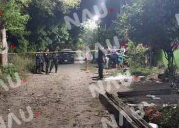 Le dieron tres balazos