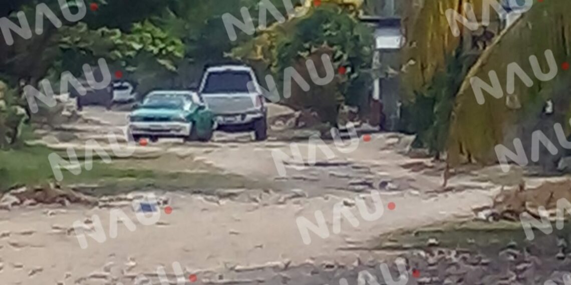 Solo daños deja pequeño accidente en Mapastepec