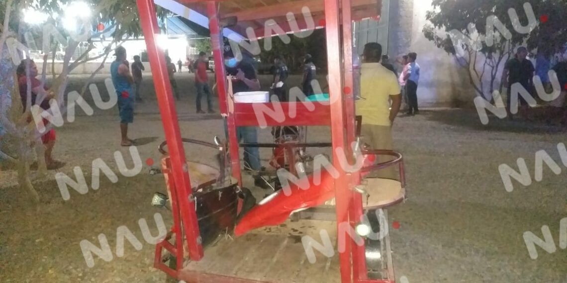 Un Muerto y dos menores heridos en choque de motocicleta y mototriciclo en Mazatán