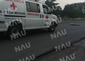 “Vídeo” Muere mujer atropellada por combi de pasaje de la ruta Mazatán – Tapachula