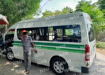 Sólo daños dejó un accidente en Mapastepec