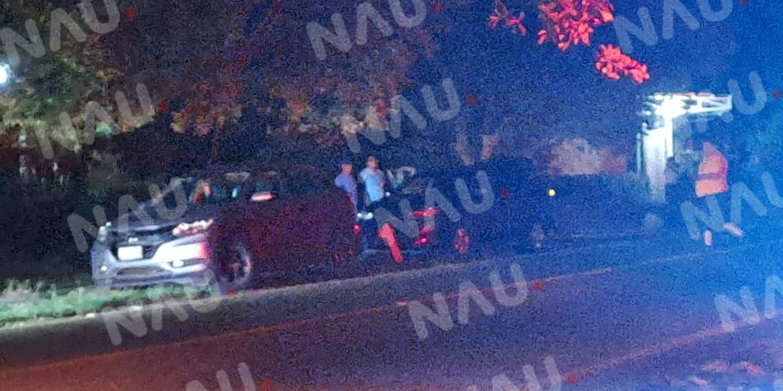 Choque por alcance deja solo daños