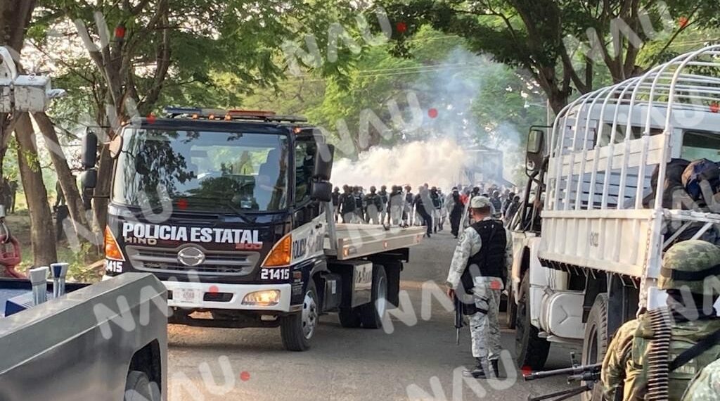 Elemento de los tres niveles de gobierno, intentaron retomar el control de seguridad en la zona Sierra del estado de Chiapas.