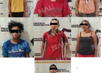 FGE detiene a siete integrantes de la pandilla Barrio 18, presuntos implicados en delitos de Extorsión y Homicidio.